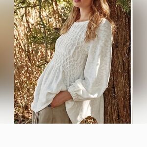 We The Free Snowbell Babydoll Sweater